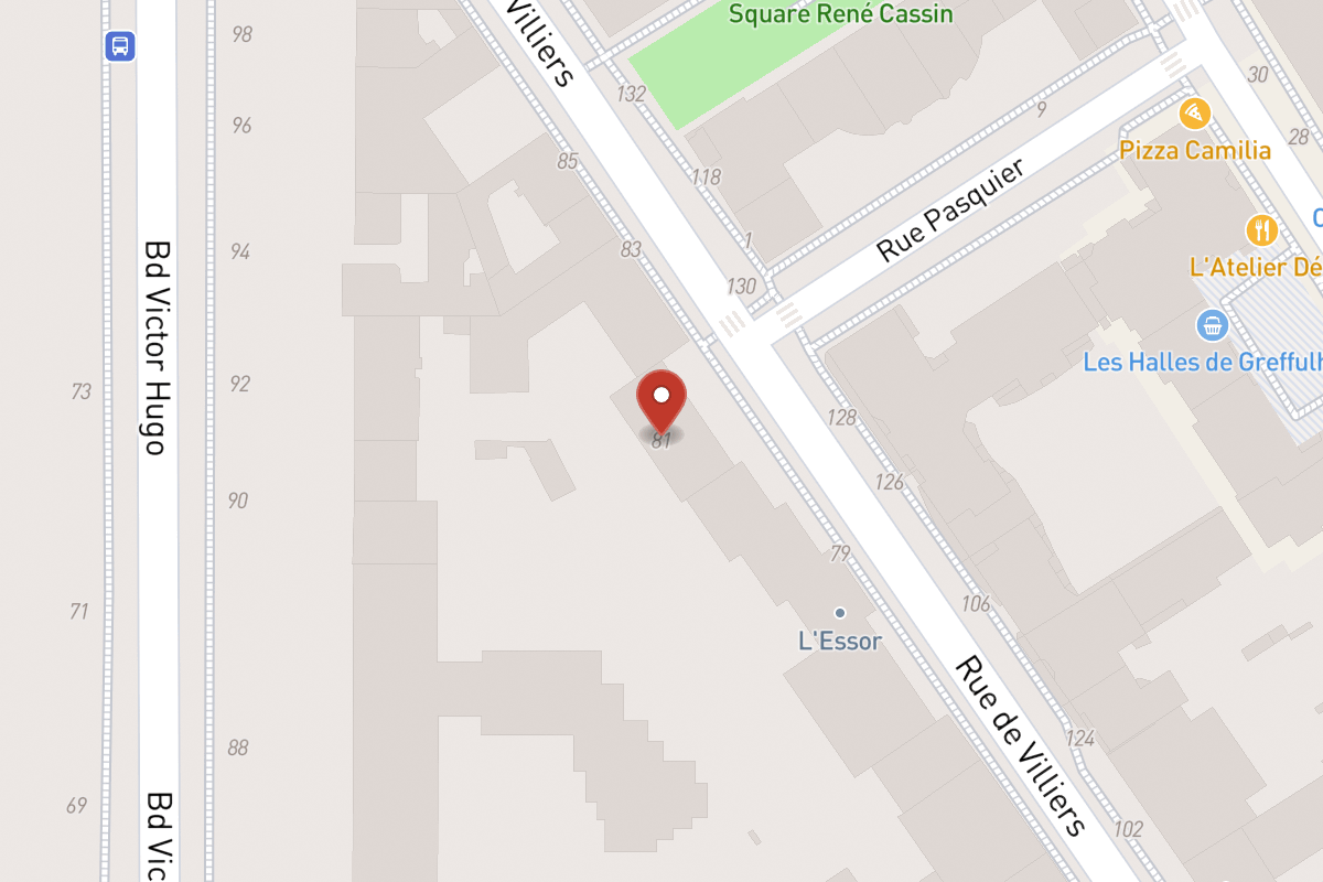 Plan de situation — 81BIS Rue de Villiers