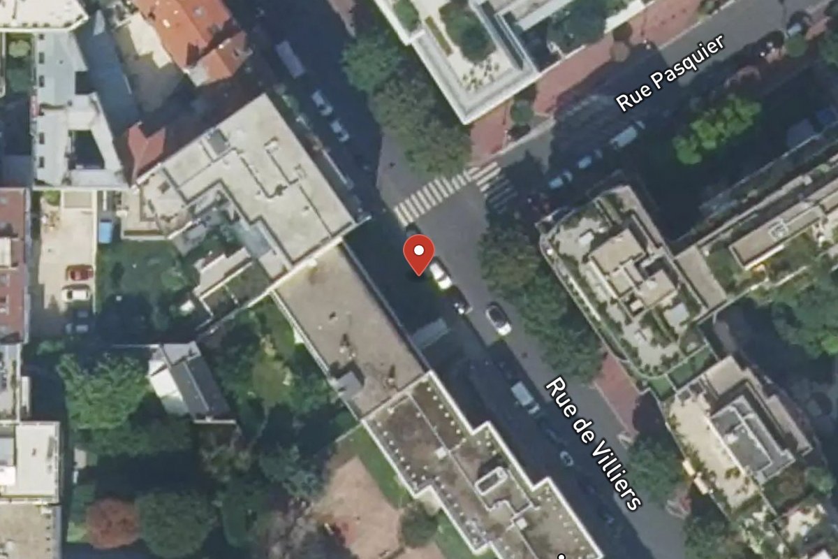 Vue satellite — 81 Rue de Villiers