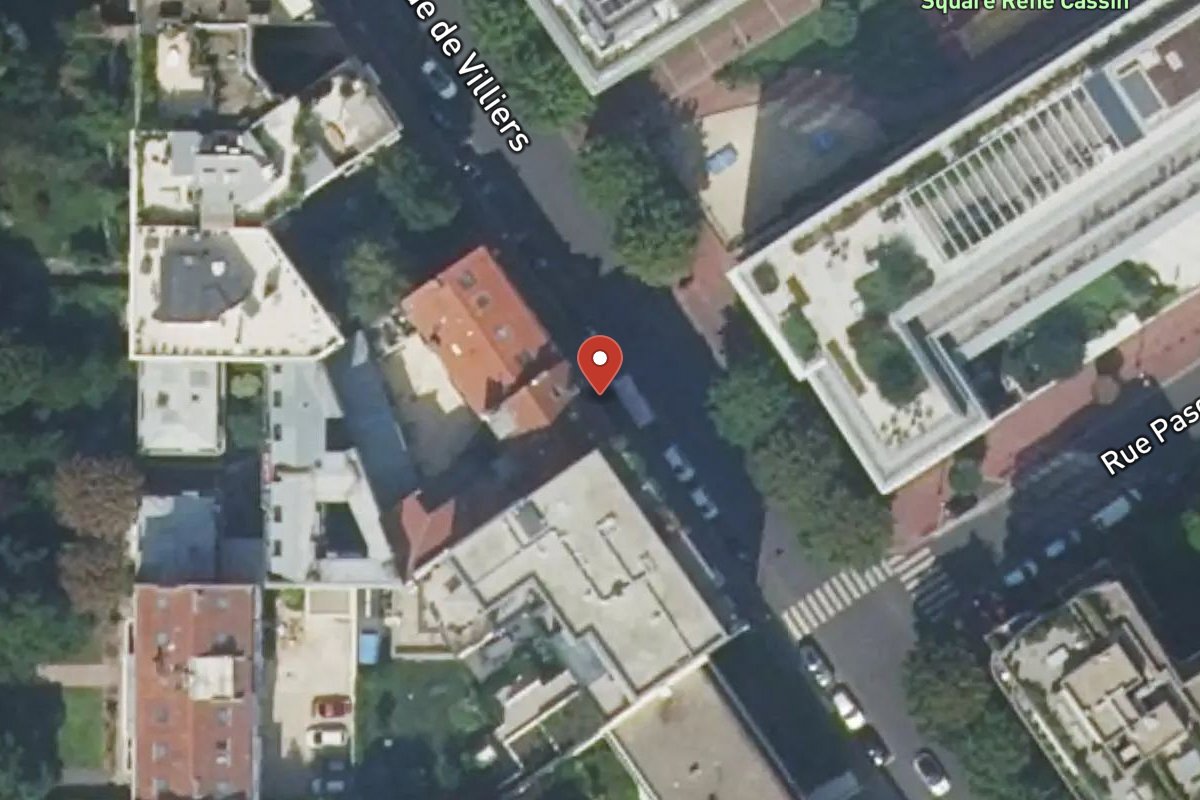 Vue satellite — 83BIS Rue de Villiers