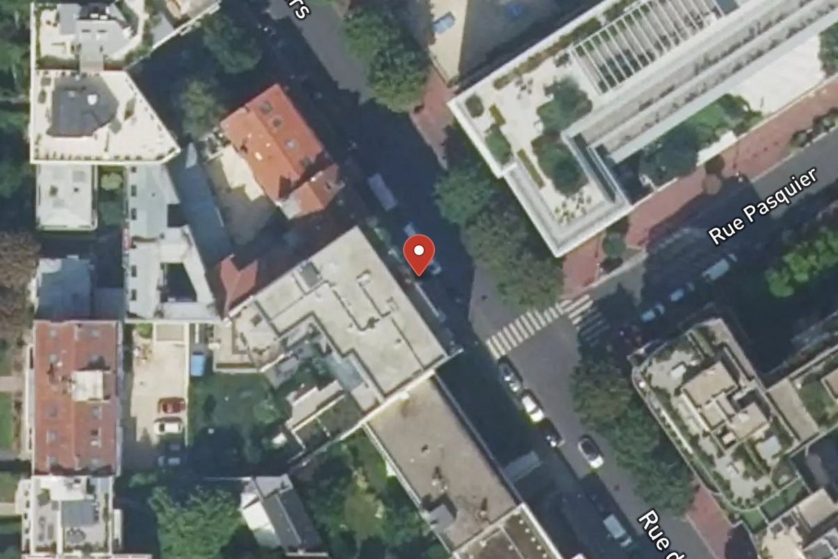 Vue satellite — 83 Rue de Villiers