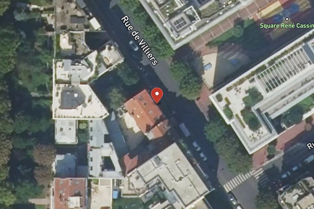 Vue satellite — 85 Rue de Villiers