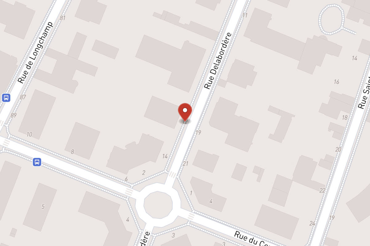 Plan de situation — 12 Rue Delabordére