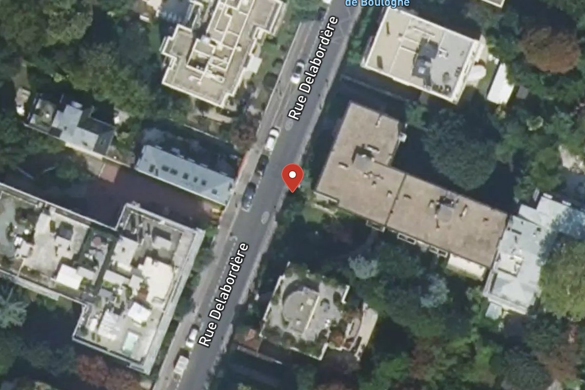 Vue satellite — 13 Rue Delabordére