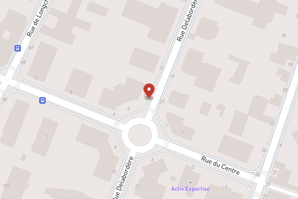 Plan de situation — 14 Rue Delabordére