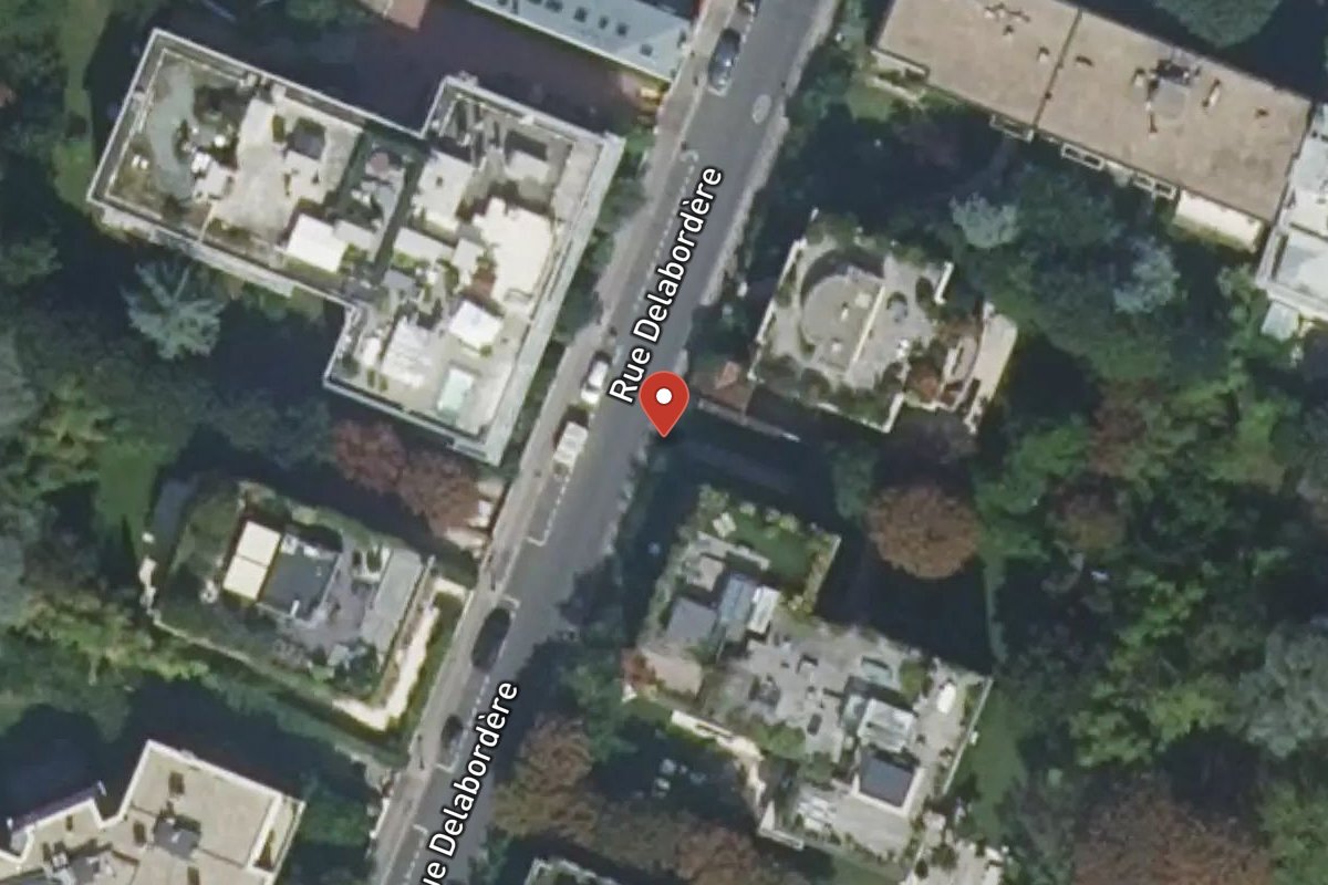 Vue satellite — 17 Rue Delabordére