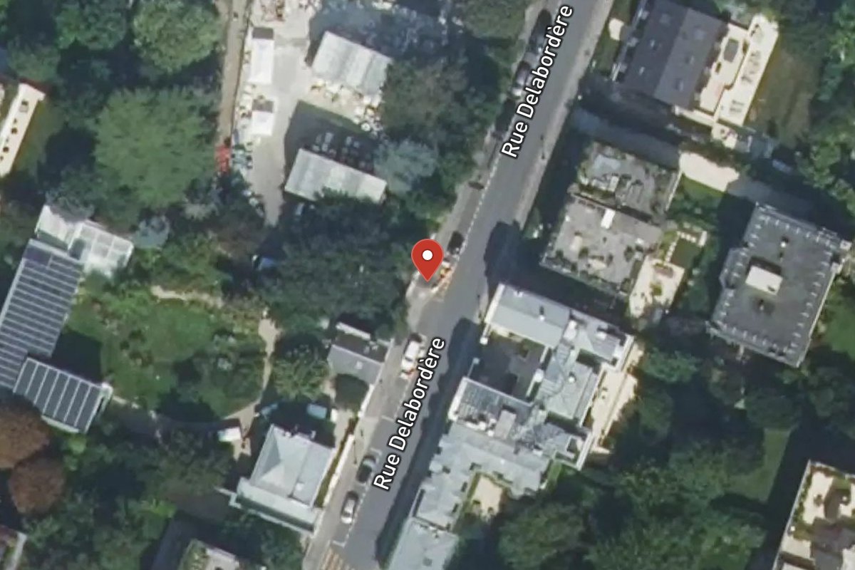 Vue satellite — 18 Rue Delabordére