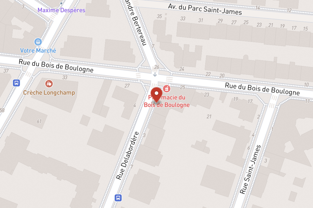 Plan de situation — 1 Rue Delabordére