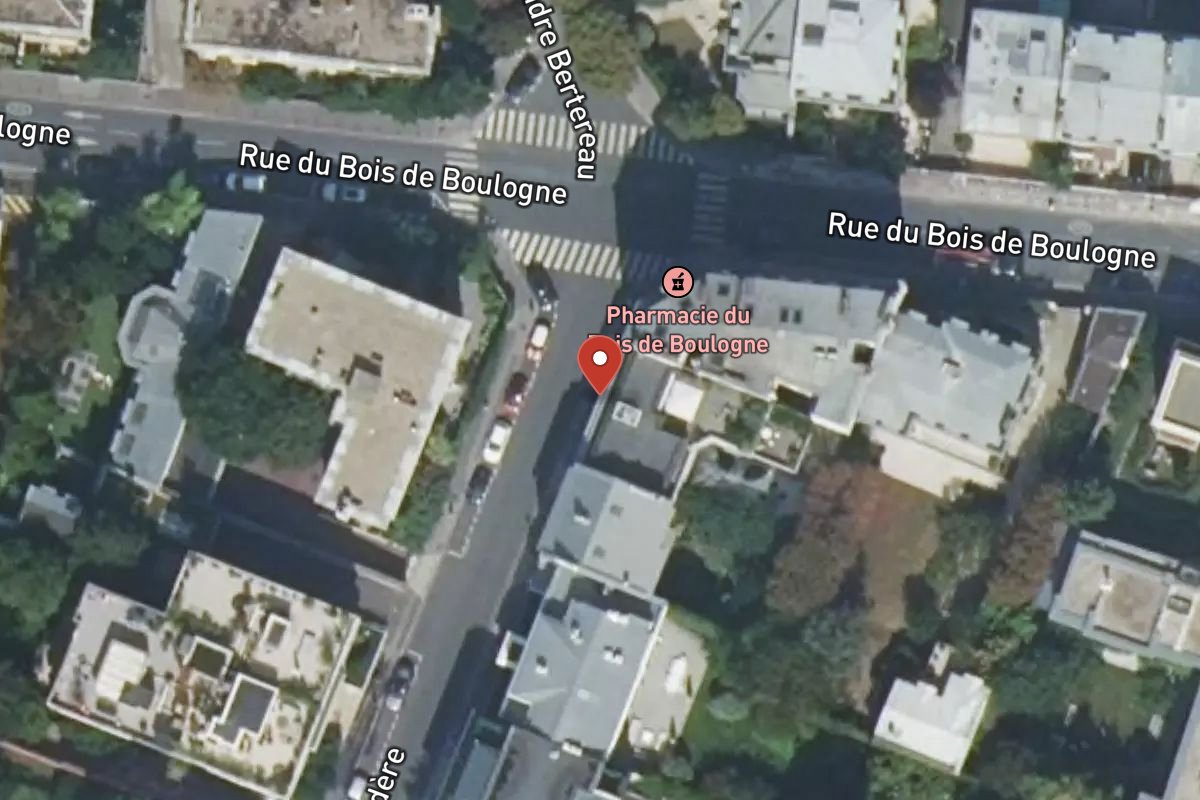 Vue satellite — 1 Rue Delabordére