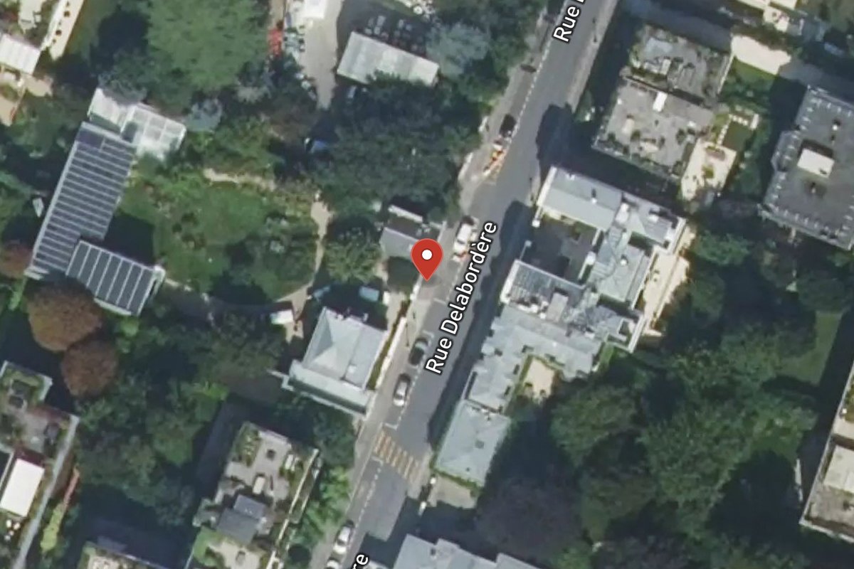 Vue satellite — 20 Rue Delabordére