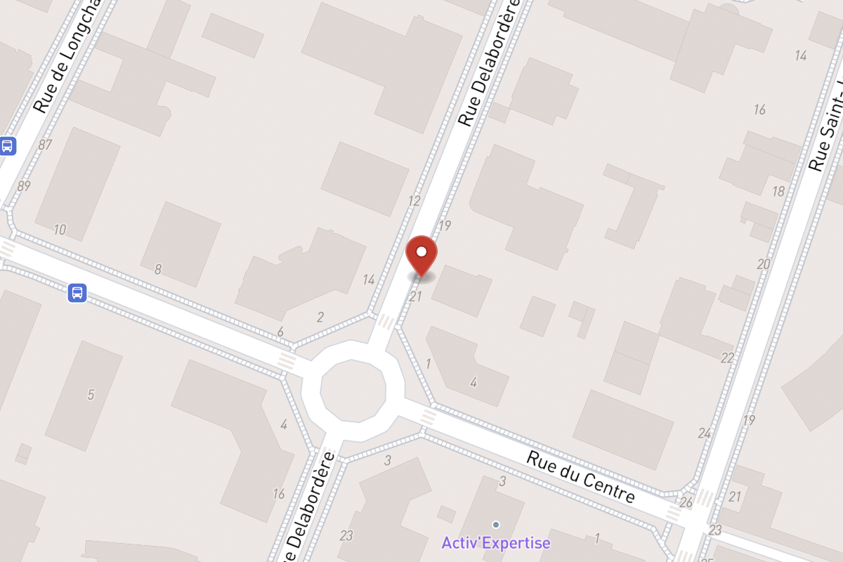 Plan de situation — 21 Rue Delabordére