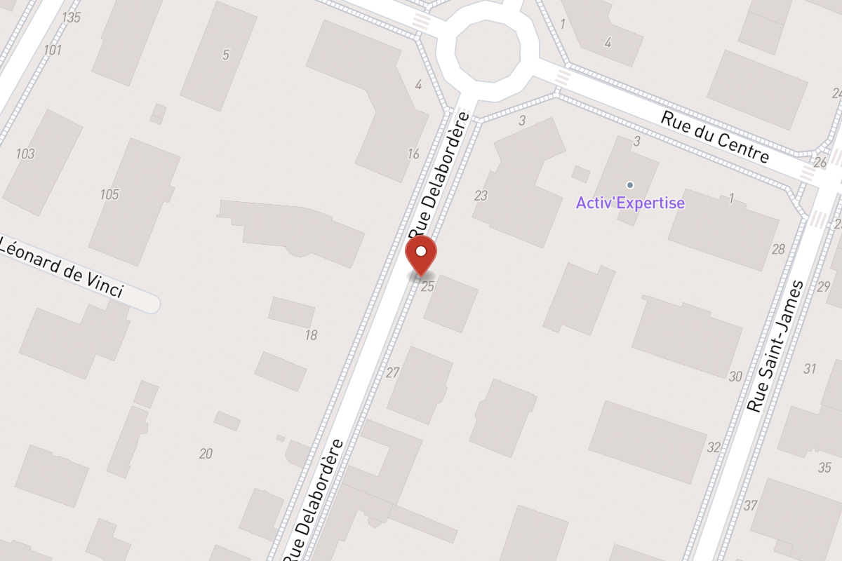 Plan de situation — 25 Rue Delabordére