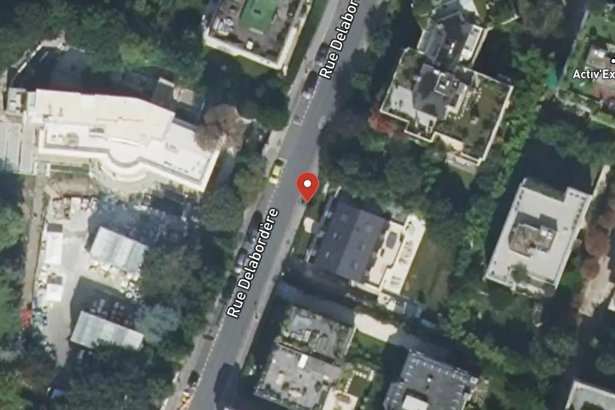 Vue satellite — 25 Rue Delabordére