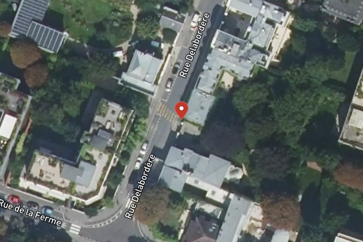 Vue satellite — 33 Rue Delabordére