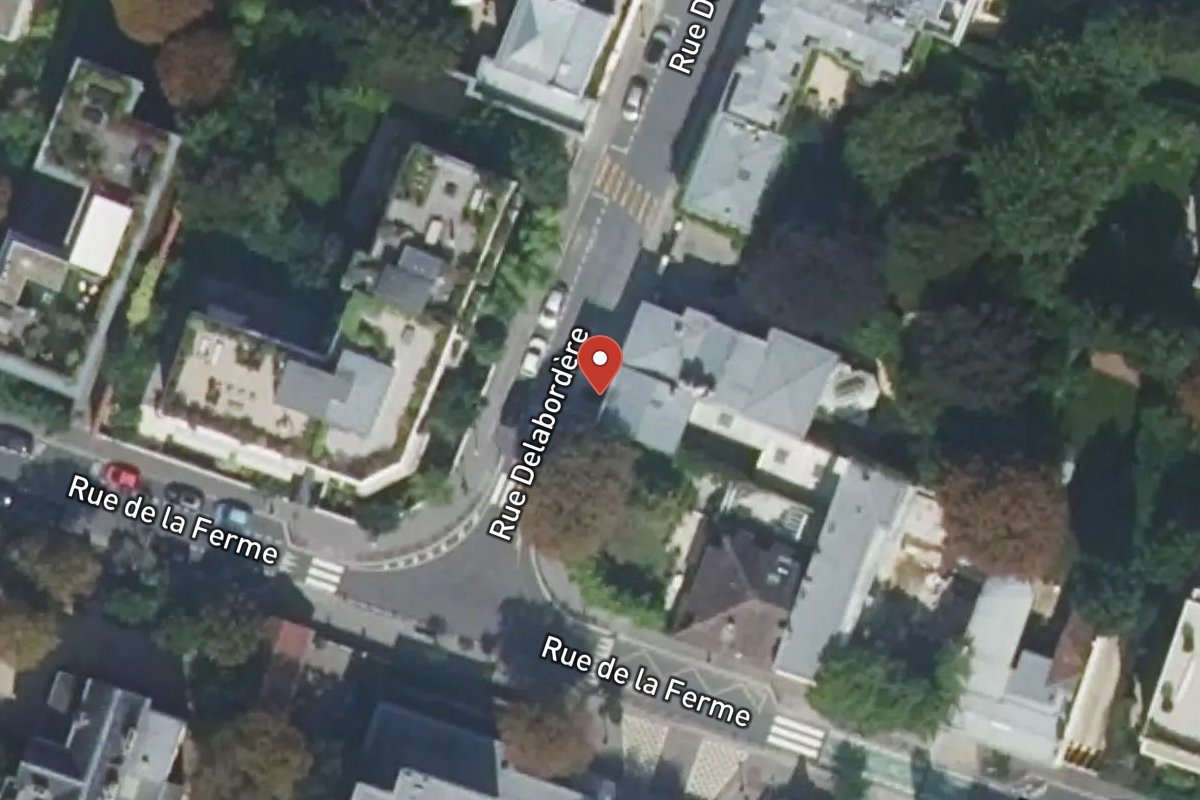 Vue satellite — 35 Rue Delabordére