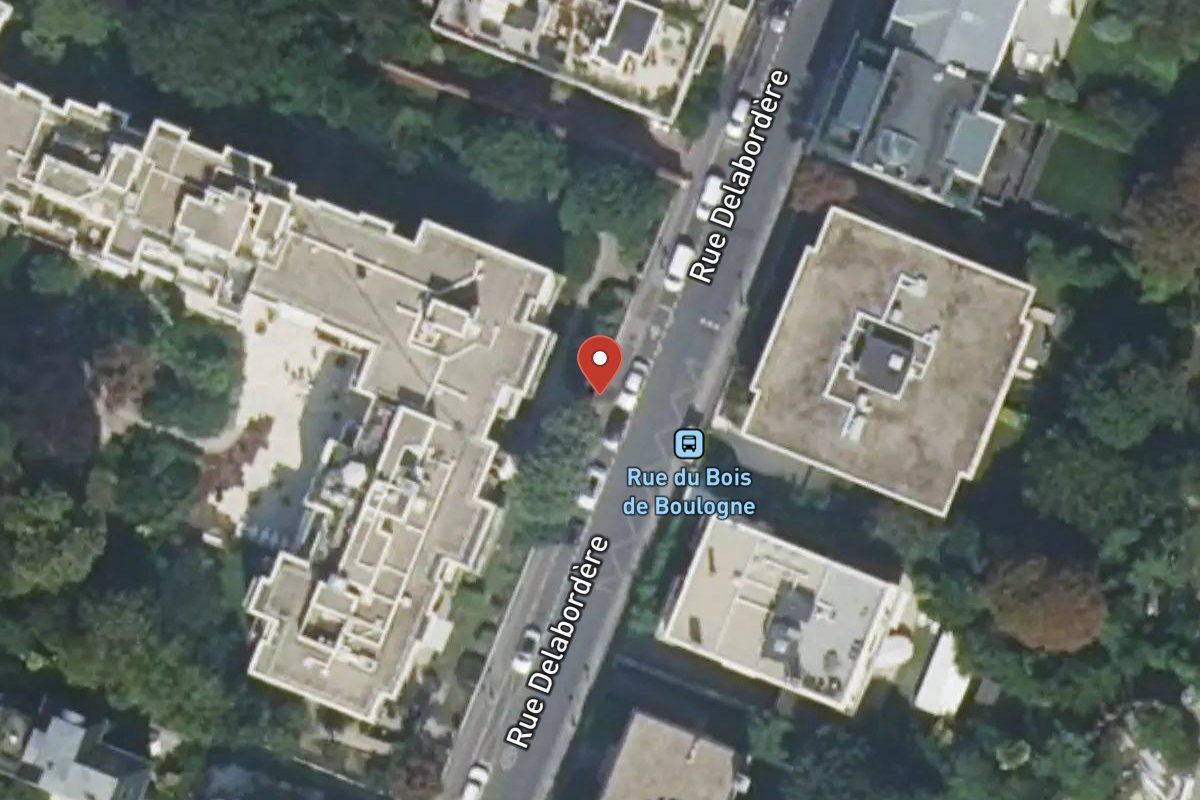 Vue satellite — 8 Rue Delabordére
