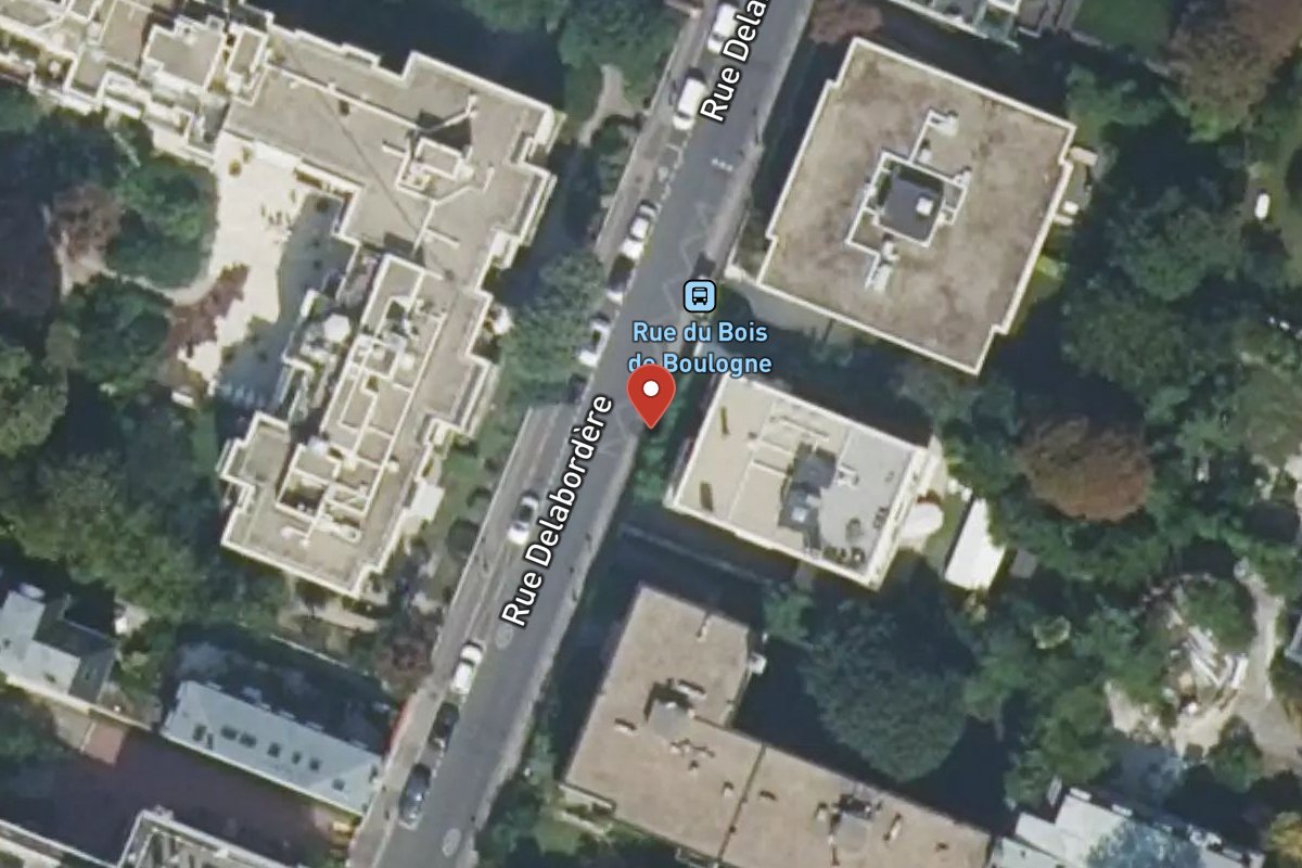 Vue satellite — 9 Rue Delabordére