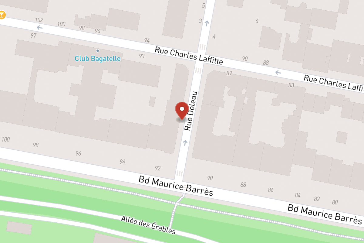 Plan de situation — 1TER Rue Deleau