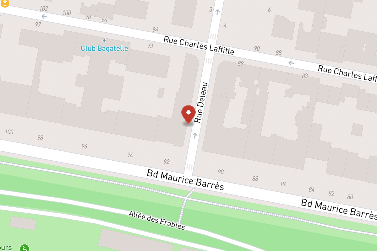 Plan de situation — 1 Rue Deleau