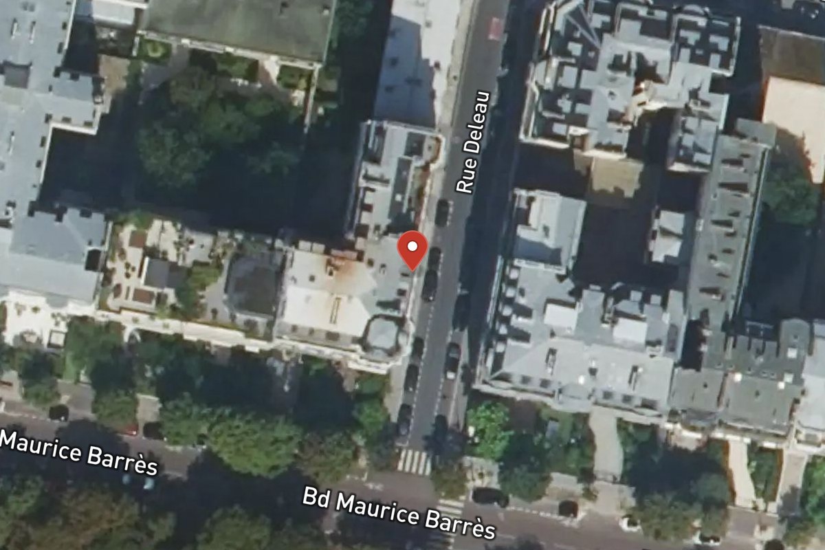 Vue satellite — 1 Rue Deleau