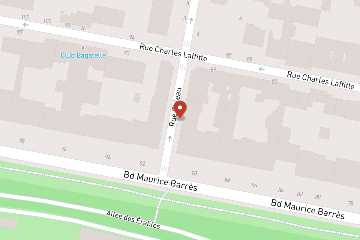 Plan de situation — 2 Rue Deleau