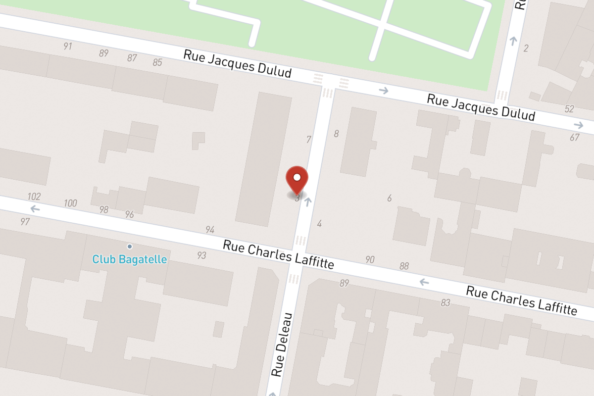 Plan de situation — 3 Rue Deleau