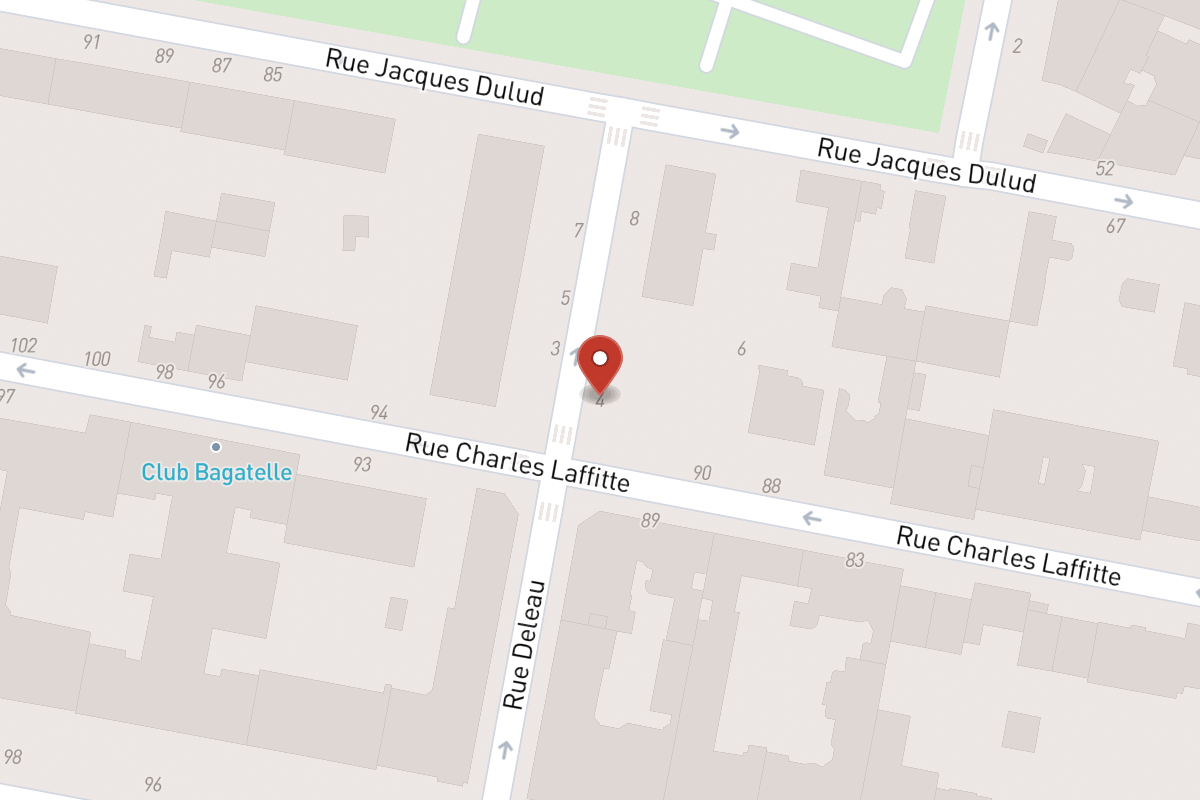 Plan de situation — 4 Rue Deleau