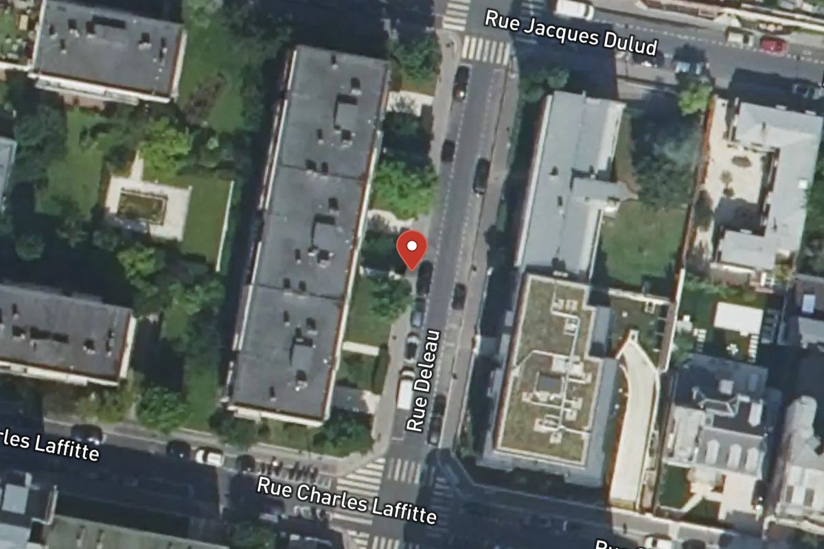 Vue satellite — 5 Rue Deleau