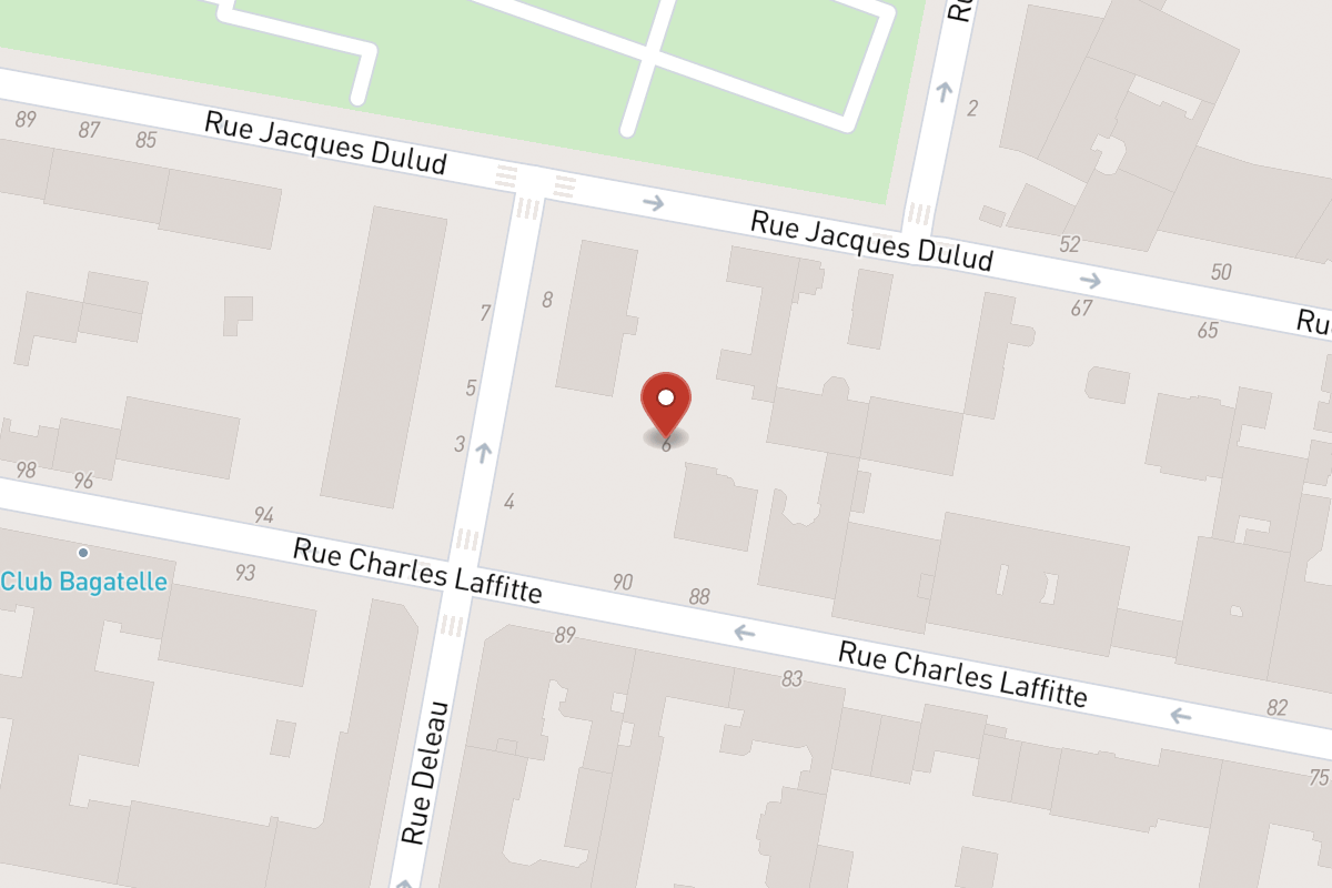 Plan de situation — 6 Rue Deleau