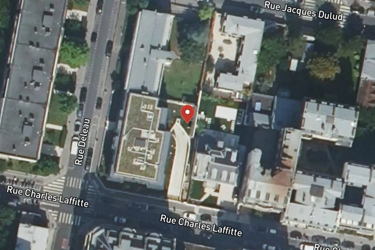 Vue satellite — 6 Rue Deleau