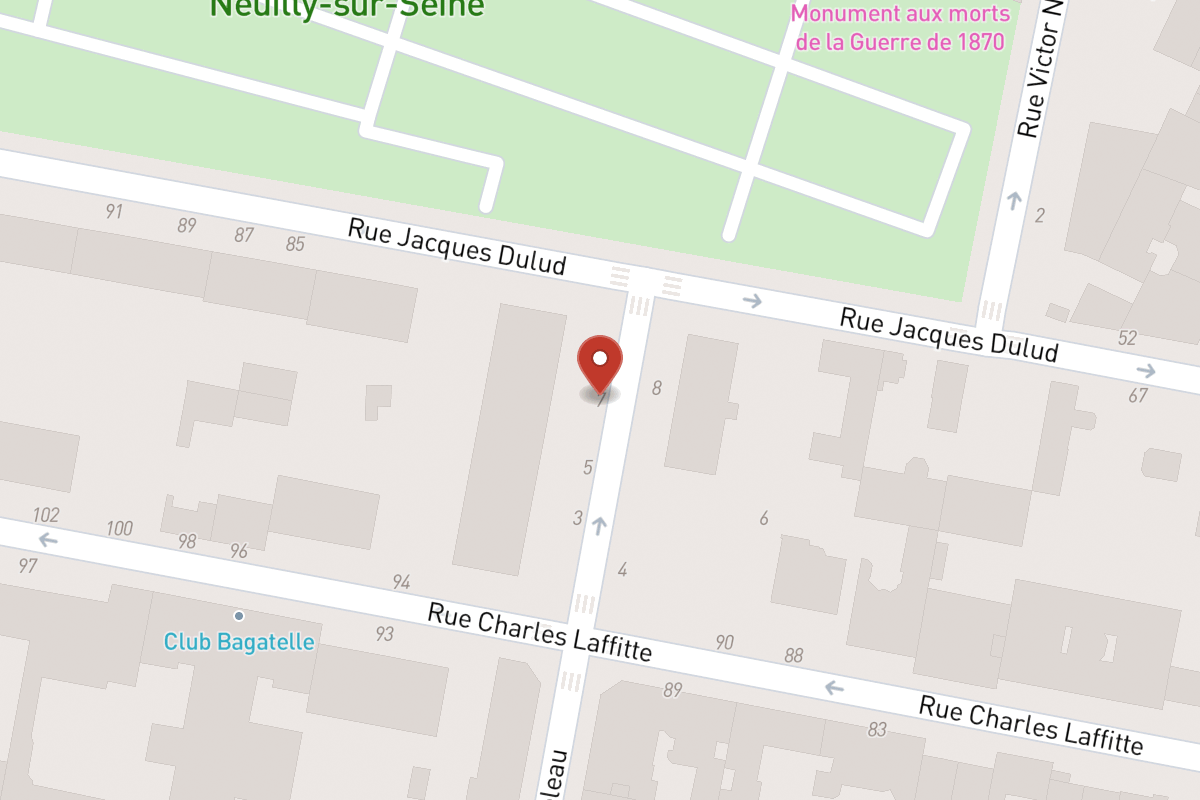 Plan de situation — 7 Rue Deleau