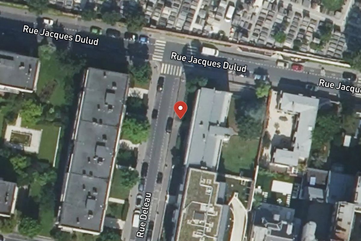 Vue satellite — 8 Rue Deleau