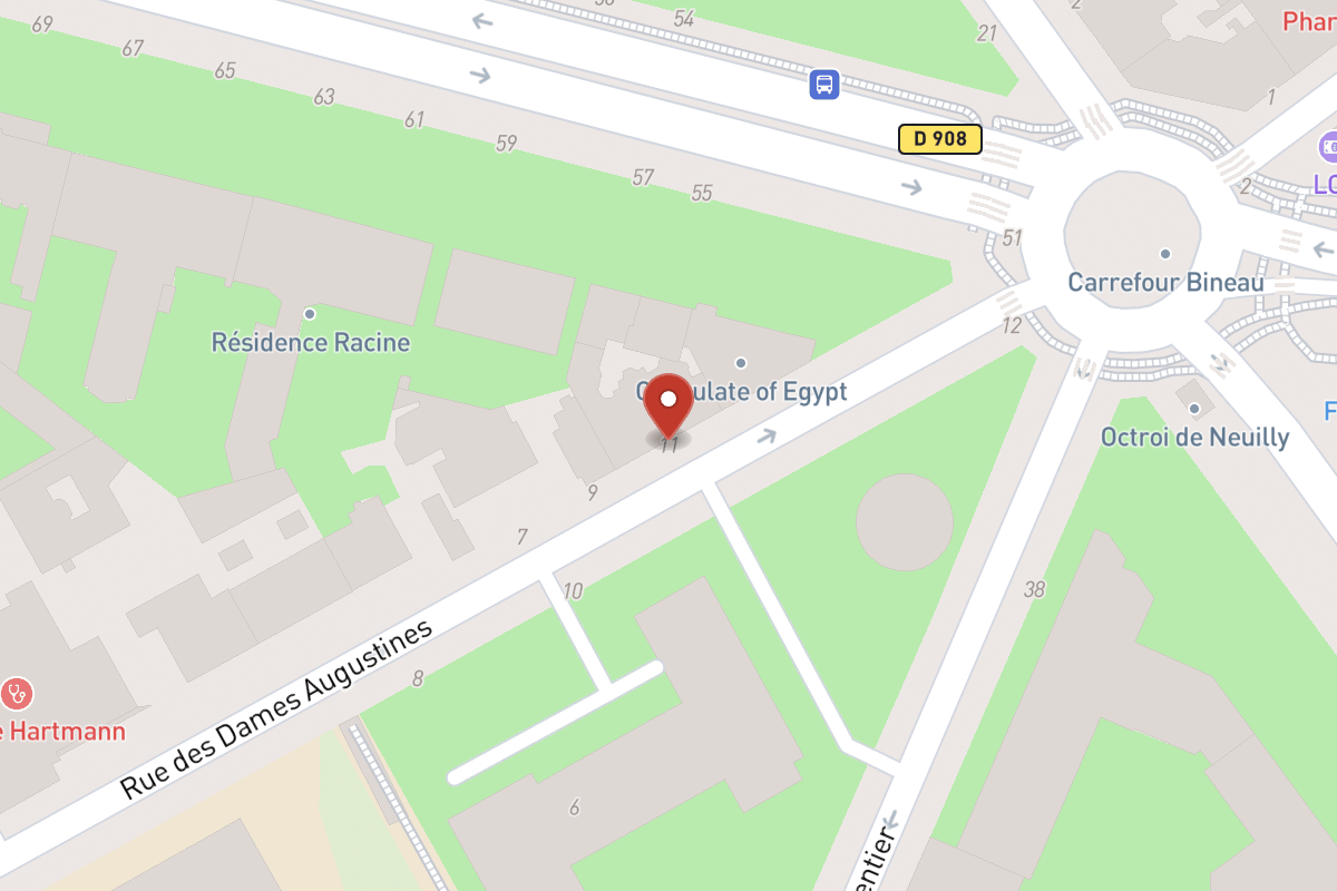 Plan de situation — 11 Rue des Dames Augustines