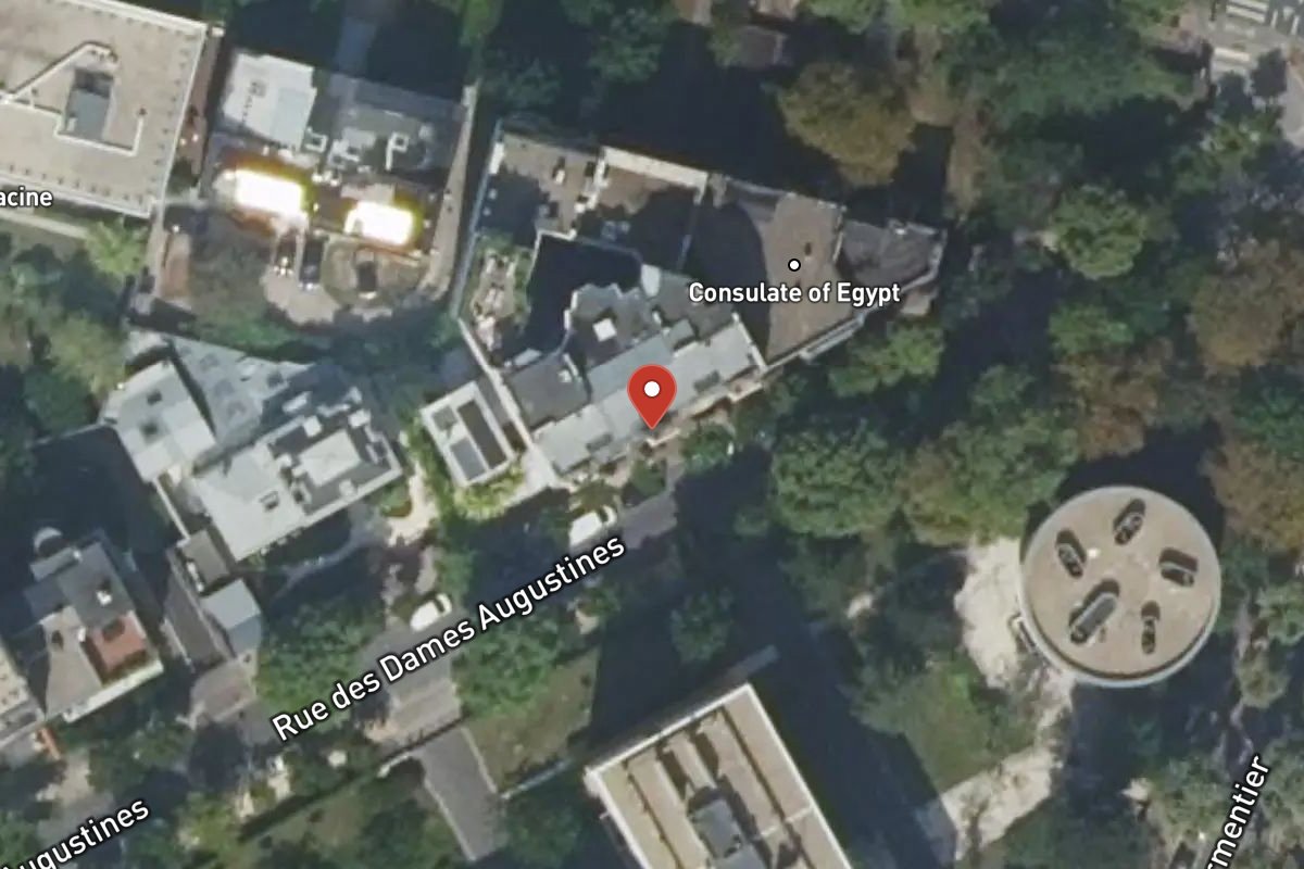Vue satellite — 11 Rue des Dames Augustines