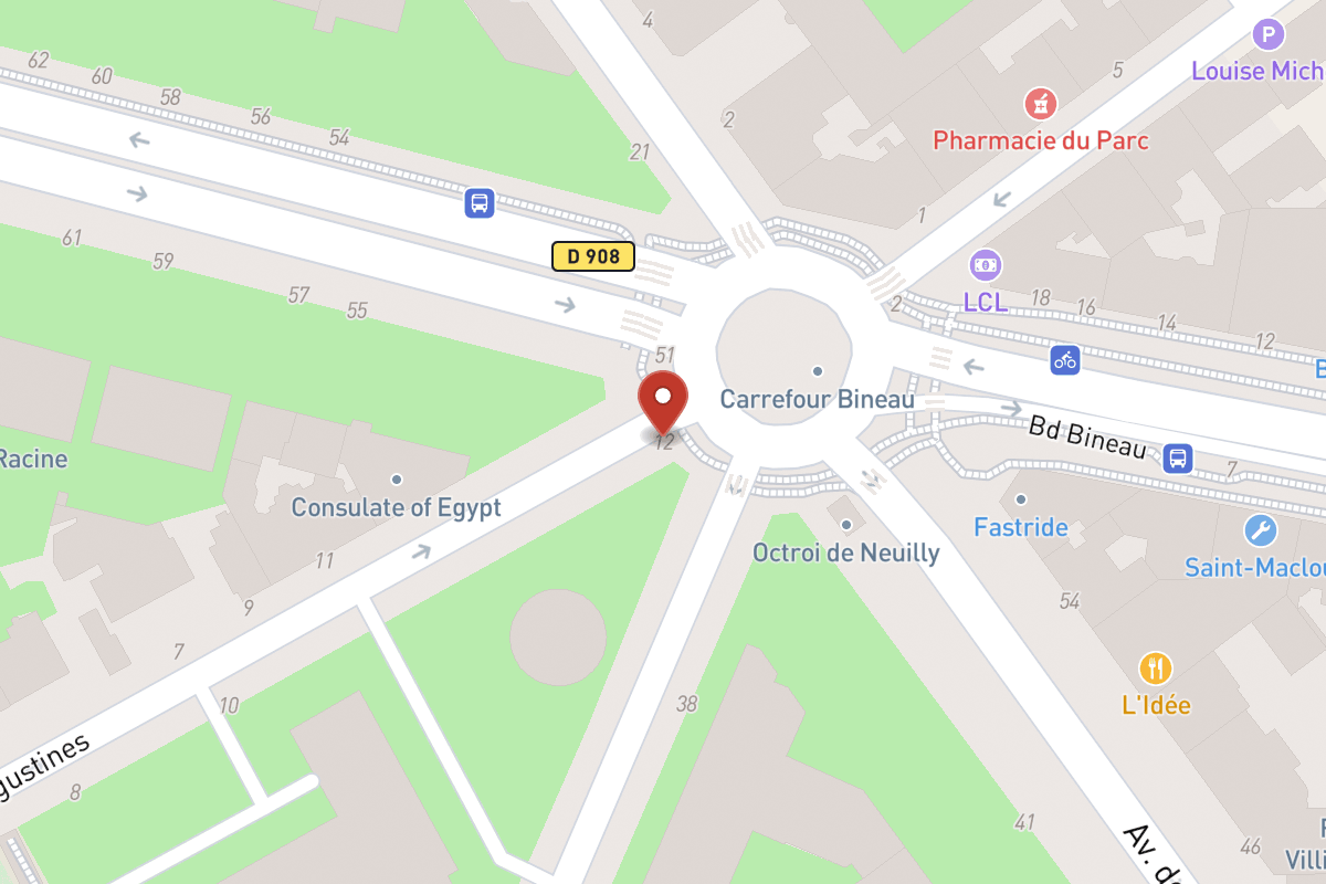 Plan de situation — 12 Rue des Dames Augustines