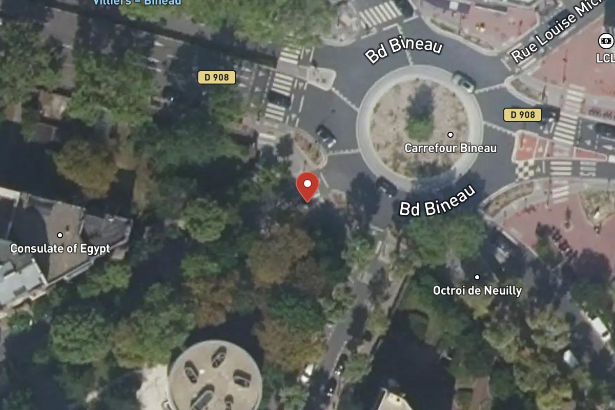 Vue satellite — 12 Rue des Dames Augustines