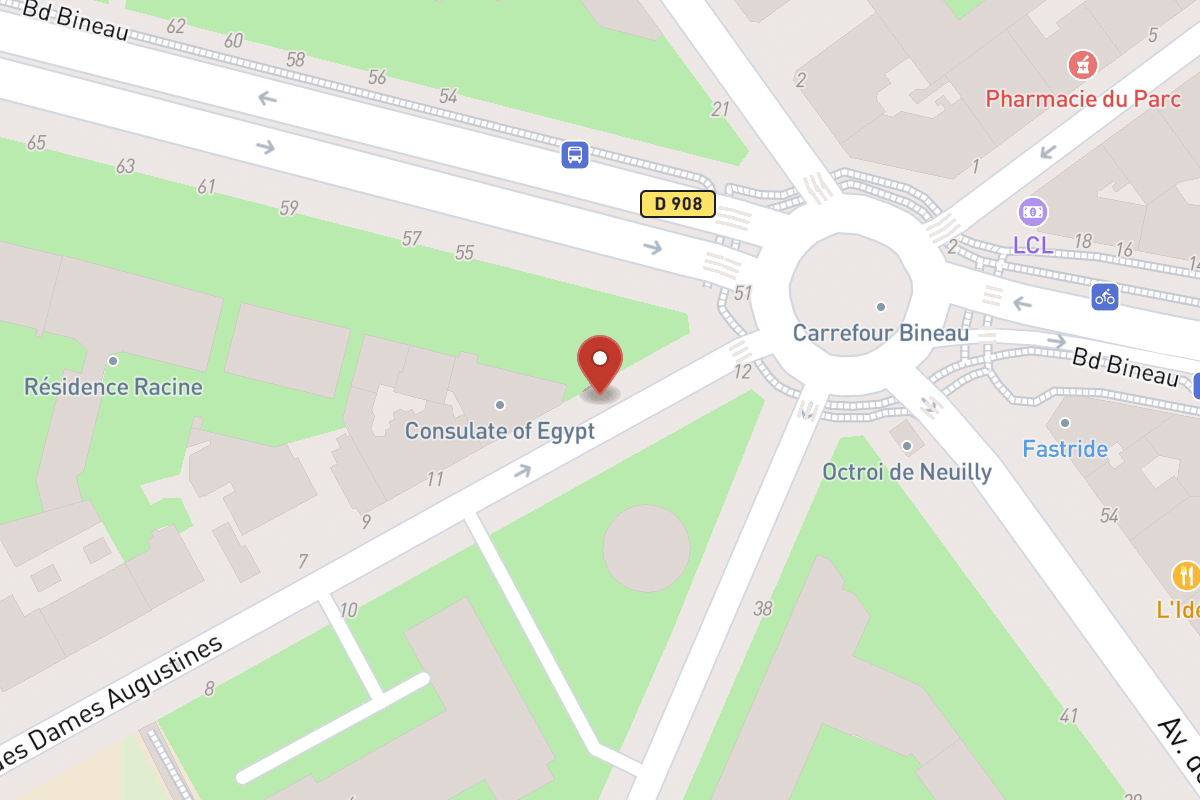 Plan de situation — 15 Rue des Dames Augustines