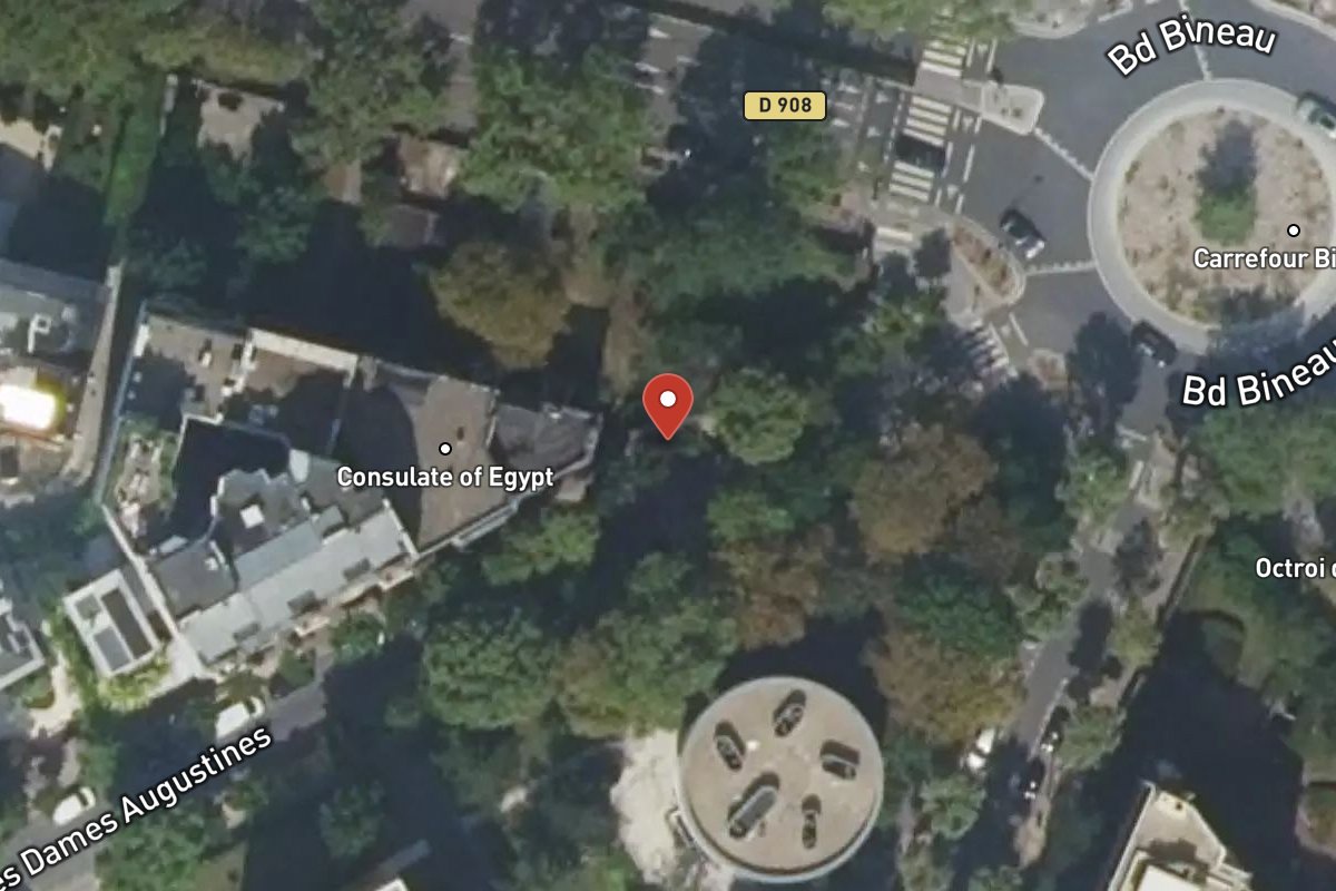 Vue satellite — 15 Rue des Dames Augustines