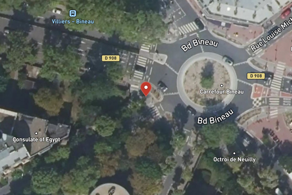 Vue satellite — 17 Rue des Dames Augustines