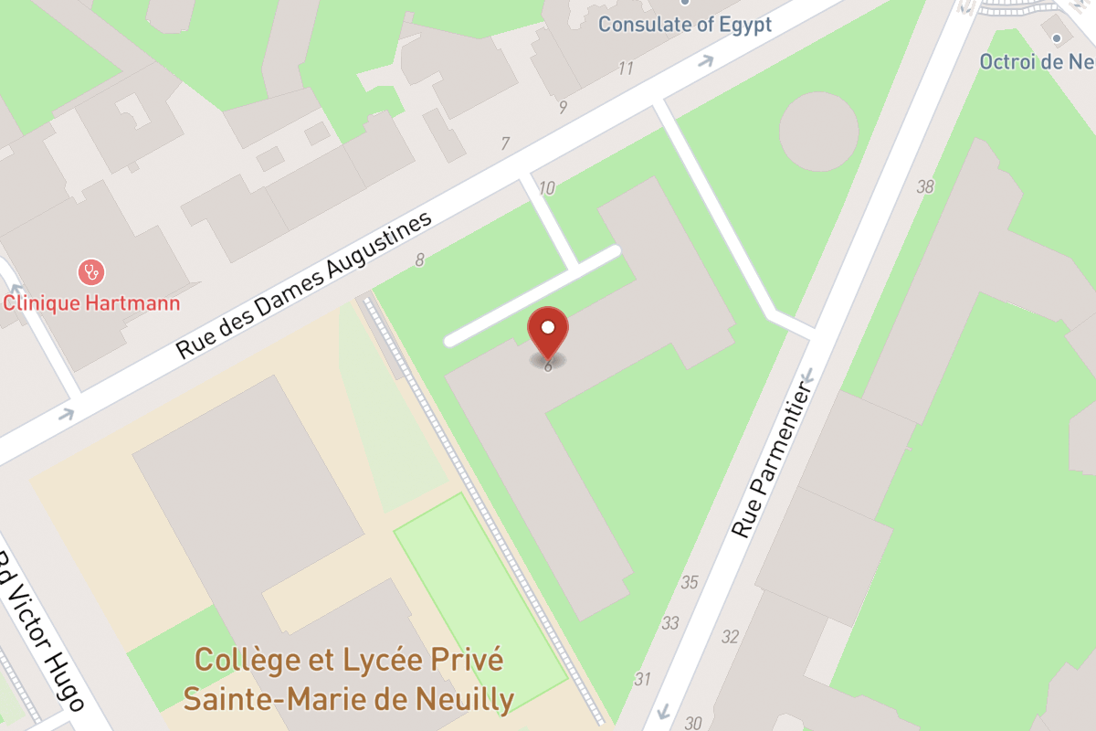 Plan de situation — 6 Rue des Dames Augustines