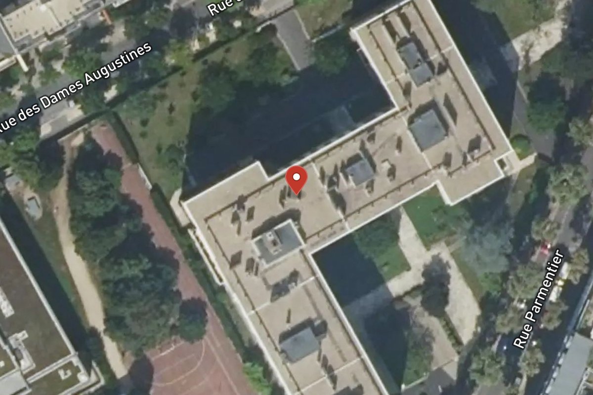 Vue satellite — 6 Rue des Dames Augustines