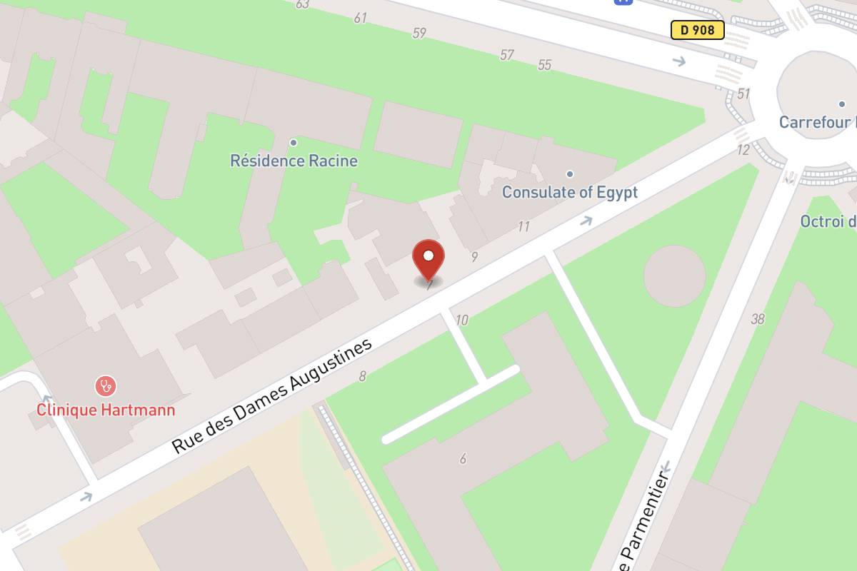 Plan de situation — 7 Rue des Dames Augustines