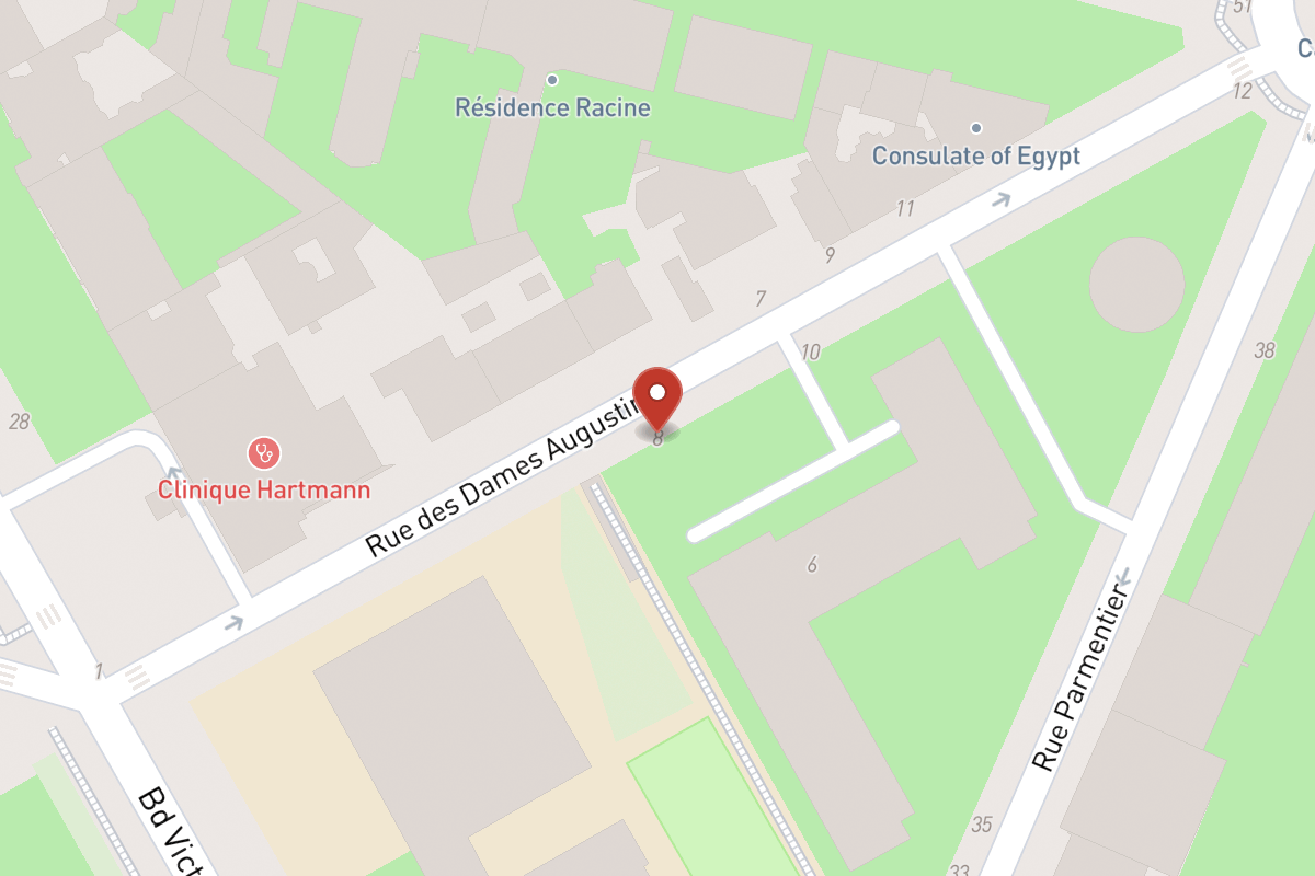 Plan de situation — 8 Rue des Dames Augustines