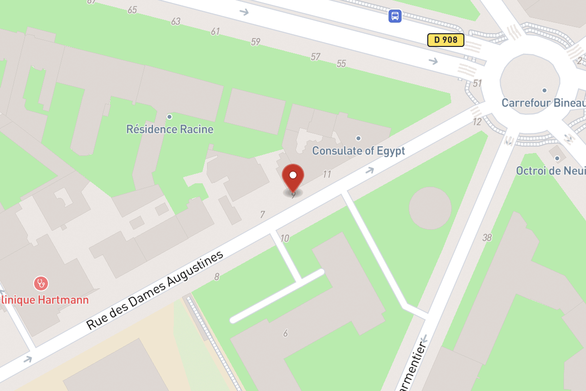 Plan de situation — 9 Rue des Dames Augustines