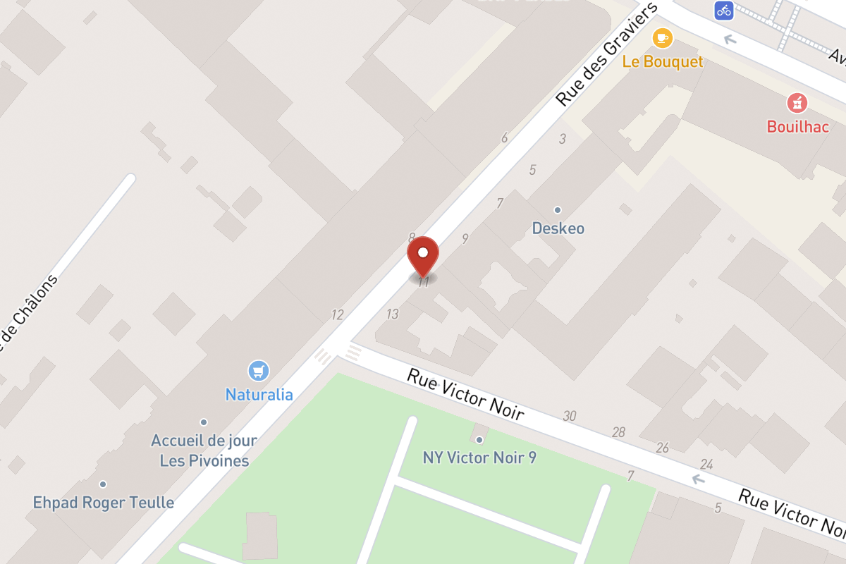 Plan de situation — 11 Rue des Graviers