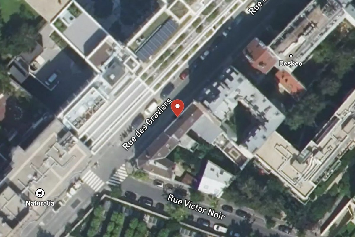 Vue satellite — 11 Rue des Graviers