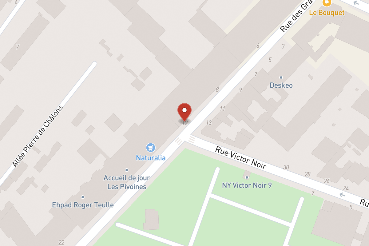 Plan de situation — 12 Rue des Graviers