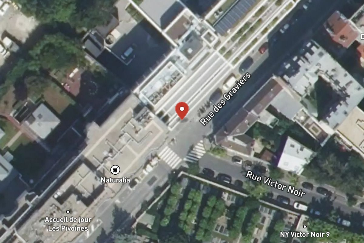 Vue satellite — 12 Rue des Graviers