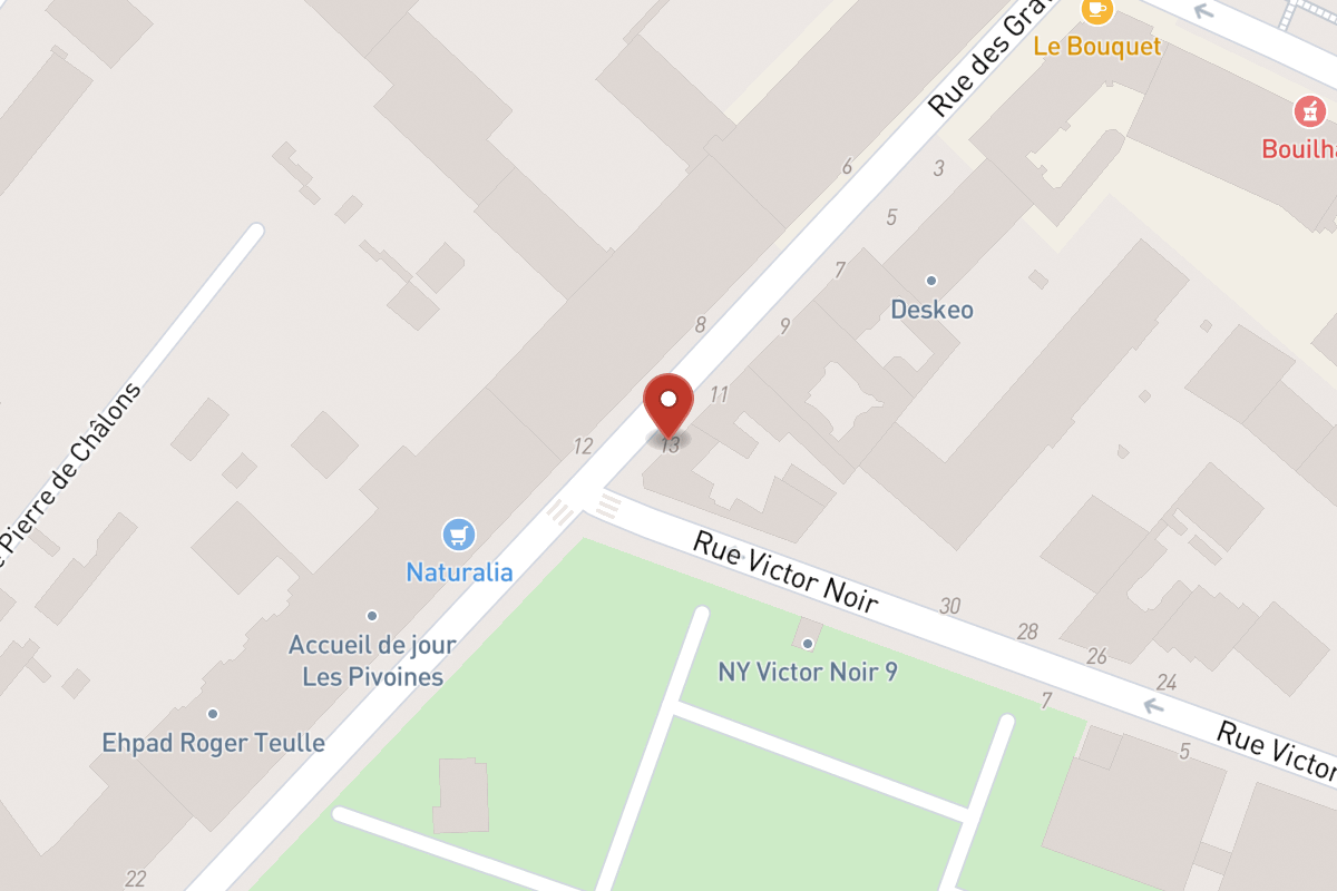 Plan de situation — 13 Rue des Graviers