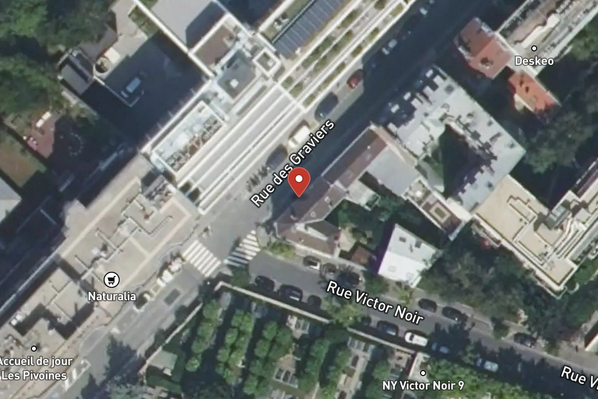 Vue satellite — 13 Rue des Graviers