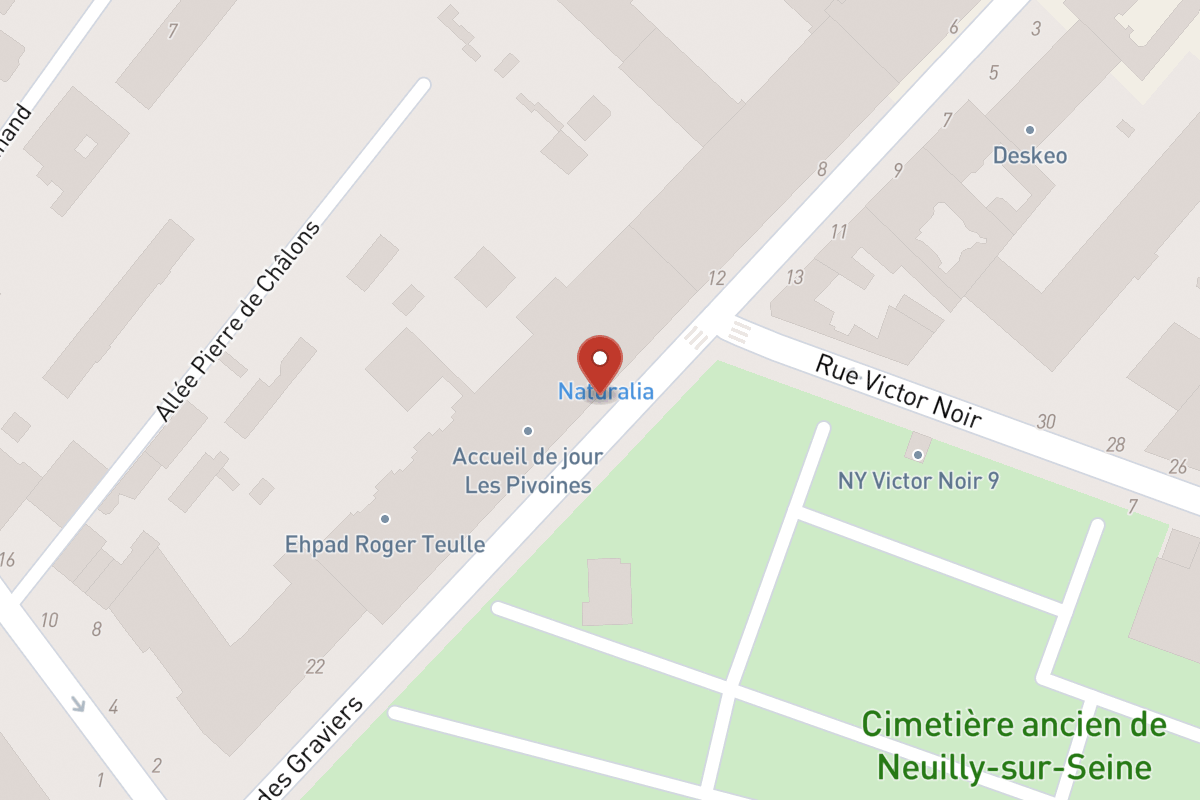 Plan de situation — 14 Rue des Graviers